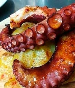 Pulpo a la brasa 